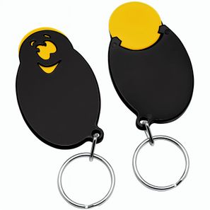 Chiphalter mit 1€-Chip "Gesicht"