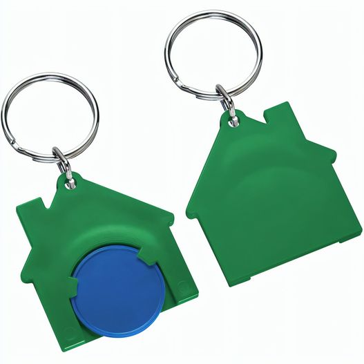 Produktabbildung Chiphalter mit 1€-Chip "Haus" Chiphalter mit 1€-Chip "Haus" (Bild 1)