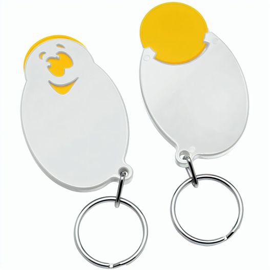 Produktabbildung Chiphalter mit 1€-Chip "Gesicht" Chiphalter mit 1€-Chip "Gesicht" (Bild 1)