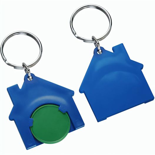 Produktabbildung Chiphalter mit 1€-Chip "Haus" Chiphalter mit 1€-Chip "Haus" (Bild 1)