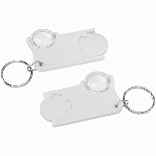 Produktabbildung Chiphalter mit 1€-Chip und Lupe Chiphalter mit 1€-Chip und Lupe (Bild 1)