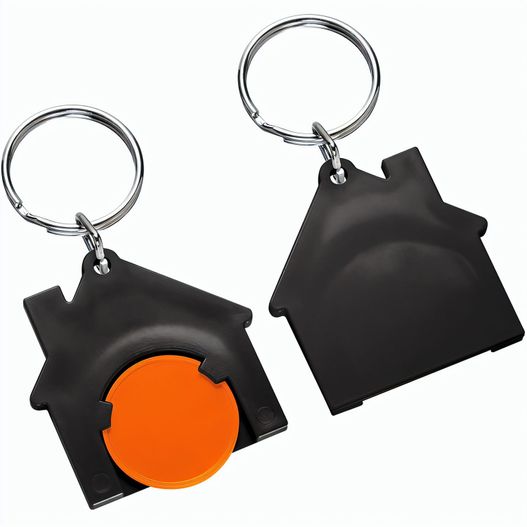 Produktabbildung Chiphalter mit 1€-Chip "Haus" Chiphalter mit 1€-Chip "Haus" (Bild 1)