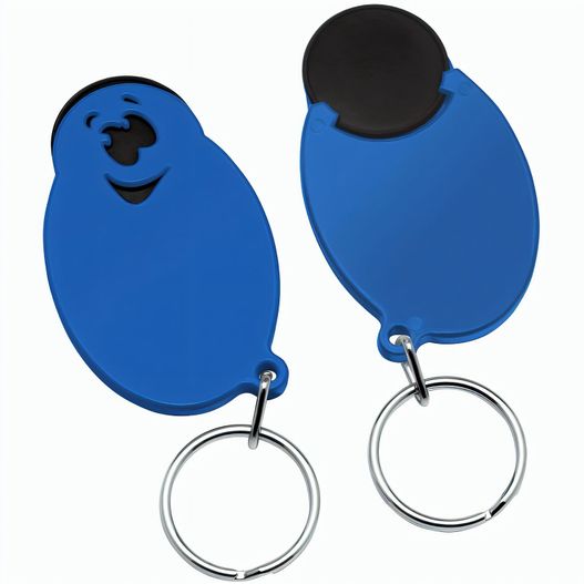 Produktabbildung Chiphalter mit 1€-Chip "Gesicht" Chiphalter mit 1€-Chip "Gesicht" (Bild 1)