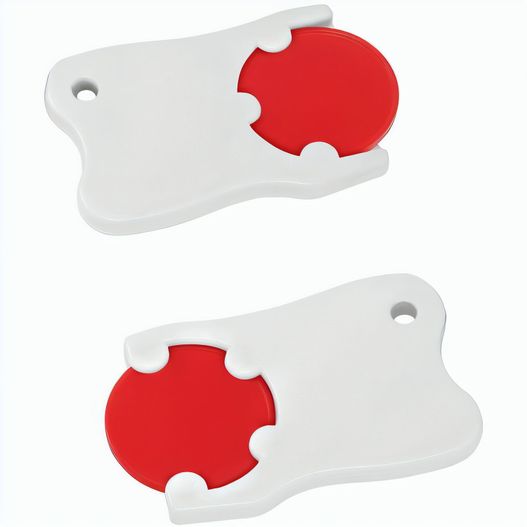 Produktabbildung Chiphalter mit 1€-Chip "Zahn" Chiphalter mit 1€-Chip "Zahn" (Bild 1)