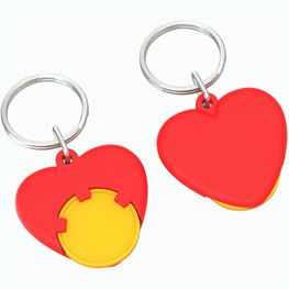 Produktabbildung Chiphalter mit 1€-Chip "Herz" Chiphalter mit 1€-Chip "Herz"