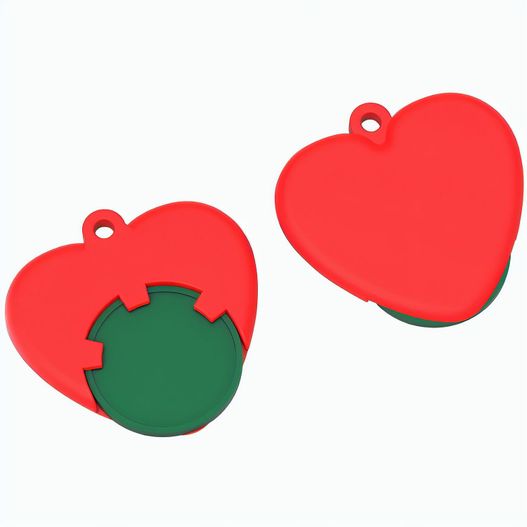 Chiphalter mit 1€-Chip "Herz" (Bild 1)