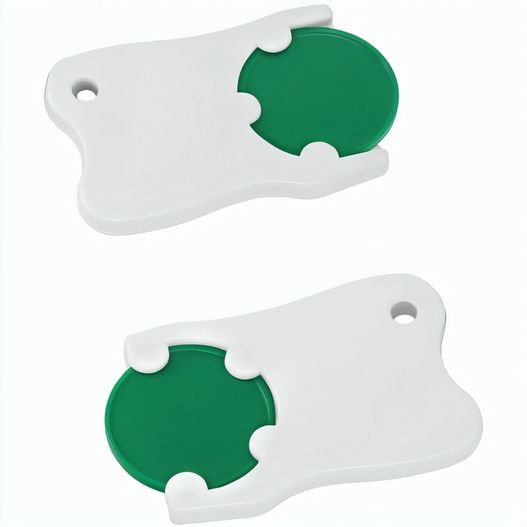 Produktabbildung Chiphalter mit 1€-Chip "Zahn" Chiphalter mit 1€-Chip "Zahn" (Bild 1)