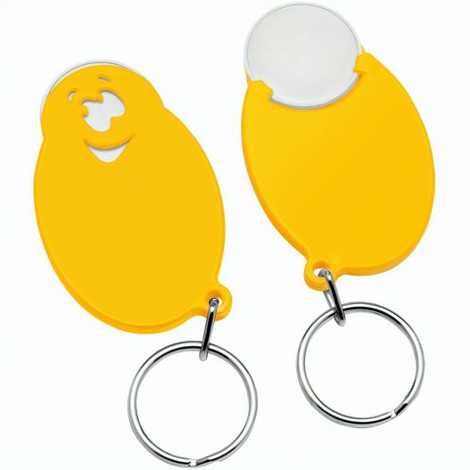 Produktabbildung Chiphalter mit 1€-Chip "Gesicht" Chiphalter mit 1€-Chip "Gesicht" (Bild 1)