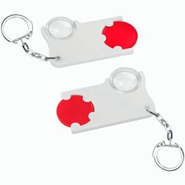 Chiphalter mit 1€-Chip und Lupe