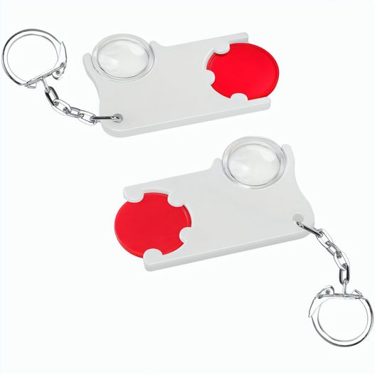 Produktabbildung Chiphalter mit 1€-Chip und Lupe Chiphalter mit 1€-Chip und Lupe (Bild 1)