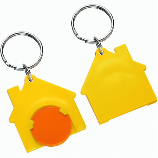 Produktabbildung Chiphalter mit 1€-Chip "Haus" Chiphalter mit 1€-Chip "Haus" (Bild 1)