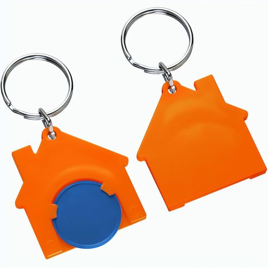 Produktabbildung Chiphalter mit 1€-Chip "Haus" Chiphalter mit 1€-Chip "Haus" (Bild 1)