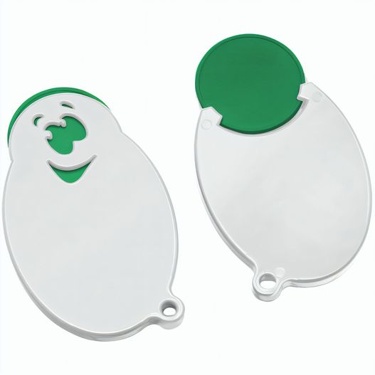 Produktabbildung Chiphalter mit 1€-Chip "Gesicht" Chiphalter mit 1€-Chip "Gesicht" (Bild 1)