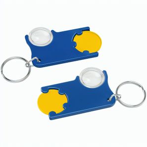 Chiphalter mit 1€-Chip und Lupe