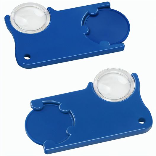 Produktabbildung Chiphalter mit 1€-Chip und Lupe Chiphalter mit 1€-Chip und Lupe (Bild 1)