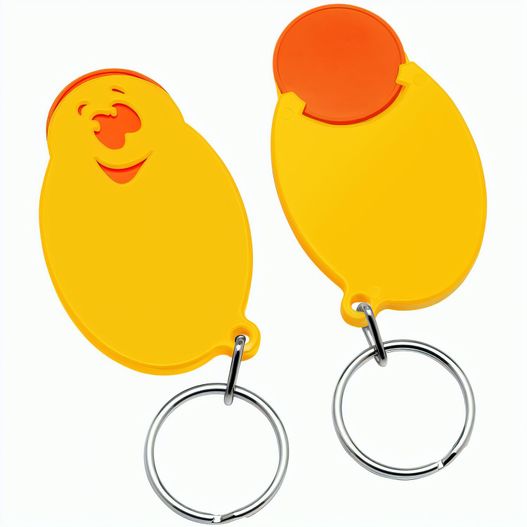Produktabbildung Chiphalter mit 1€-Chip "Gesicht" Chiphalter mit 1€-Chip "Gesicht" (Bild 1)