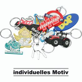 Produktabbildung Soft-PVC-Schlüsselanhänger, ø 51-60 mm Soft-PVC-Schlüsselanhänger, ø 51-60 mm