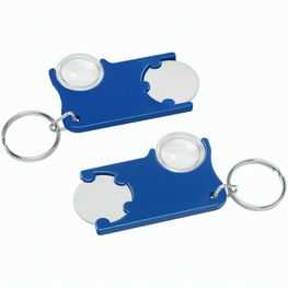 Chiphalter mit 1€-Chip und Lupe