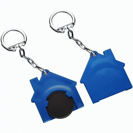 Produktabbildung Chiphalter mit 1€-Chip "Haus" Chiphalter mit 1€-Chip "Haus" (Bild 1)