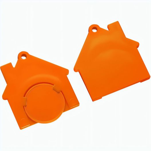 Produktabbildung Chiphalter mit 1€-Chip "Haus" Chiphalter mit 1€-Chip "Haus" (Bild 1)