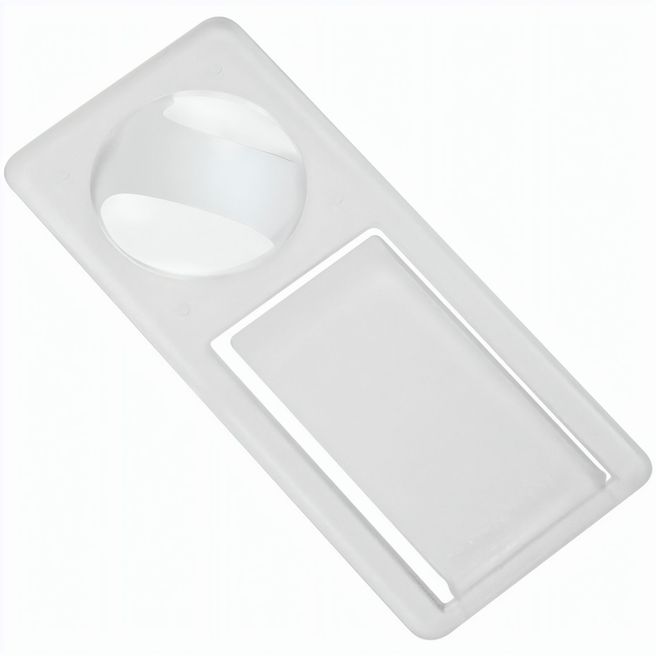 Zettelklammer mit Lupe