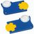 Chiphalter mit 1€-Chip und Lupe