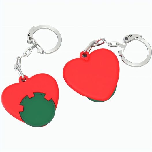 Chiphalter mit 1€-Chip "Herz" (Bild 1)