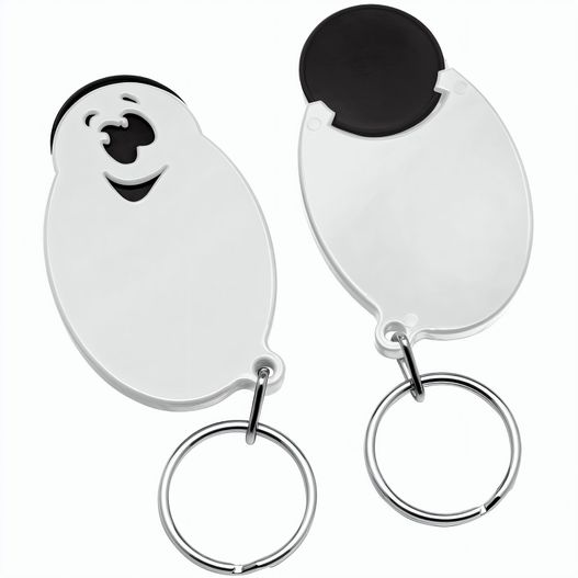 Produktabbildung Chiphalter mit 1€-Chip "Gesicht" Chiphalter mit 1€-Chip "Gesicht" (Bild 1)