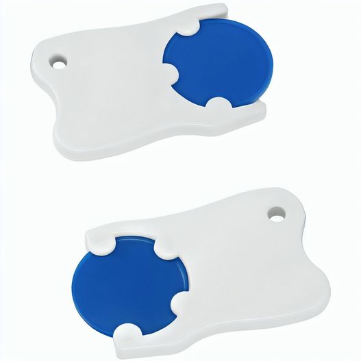 Produktabbildung Chiphalter mit 1€-Chip "Zahn" Chiphalter mit 1€-Chip "Zahn" (Bild 1)