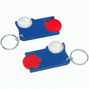 Chiphalter mit 1€-Chip und Lupe