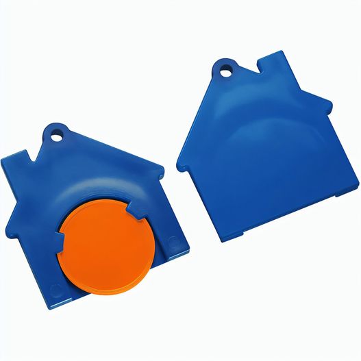 Produktabbildung Chiphalter mit 1€-Chip "Haus" Chiphalter mit 1€-Chip "Haus" (Bild 1)