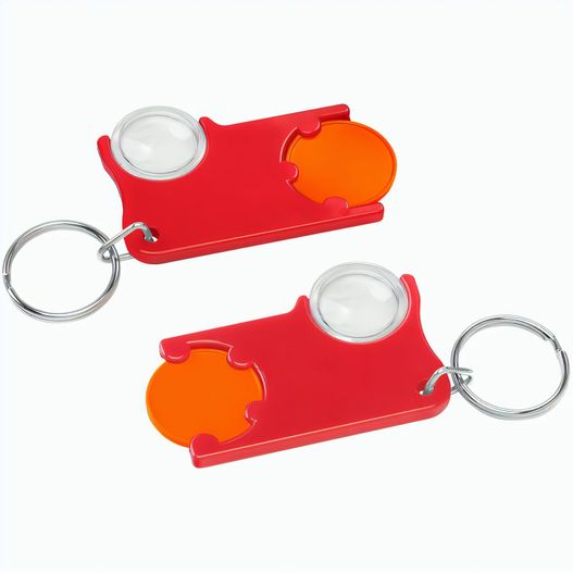 Produktabbildung Chiphalter mit 1€-Chip und Lupe Chiphalter mit 1€-Chip und Lupe (Bild 1)