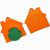 Chiphalter mit 1€-Chip "Haus"