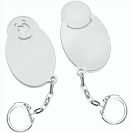 Produktabbildung Chiphalter mit 1€-Chip "Gesicht" Chiphalter mit 1€-Chip "Gesicht"