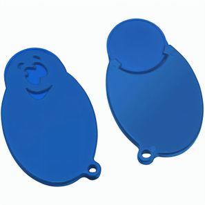 Chiphalter mit 1€-Chip "Gesicht"