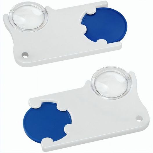 Produktabbildung Chiphalter mit 1€-Chip und Lupe Chiphalter mit 1€-Chip und Lupe (Bild 1)