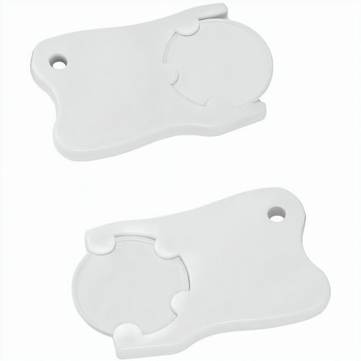 Produktabbildung Chiphalter mit 1€-Chip "Zahn" Chiphalter mit 1€-Chip "Zahn" (Bild 1)
