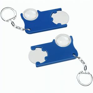 Chiphalter mit 1€-Chip und Lupe