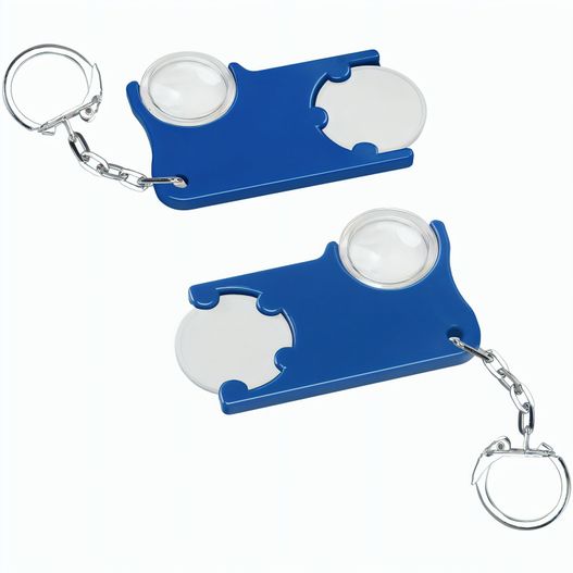 Chiphalter mit 1€-Chip und Lupe (Bild 1)