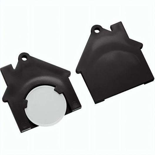 Produktabbildung Chiphalter mit 1€-Chip "Haus" Chiphalter mit 1€-Chip "Haus" (Bild 1)