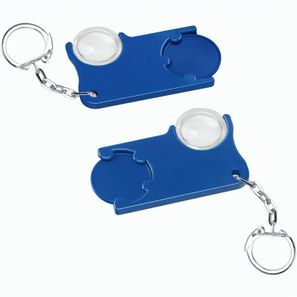 Chiphalter mit 1€-Chip und Lupe