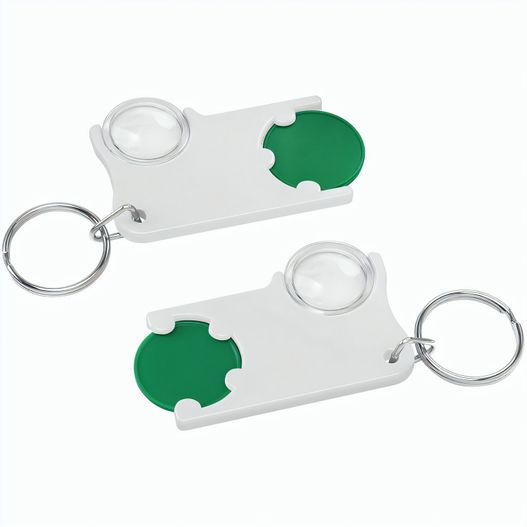 Produktabbildung Chiphalter mit 1€-Chip und Lupe Chiphalter mit 1€-Chip und Lupe (Bild 1)