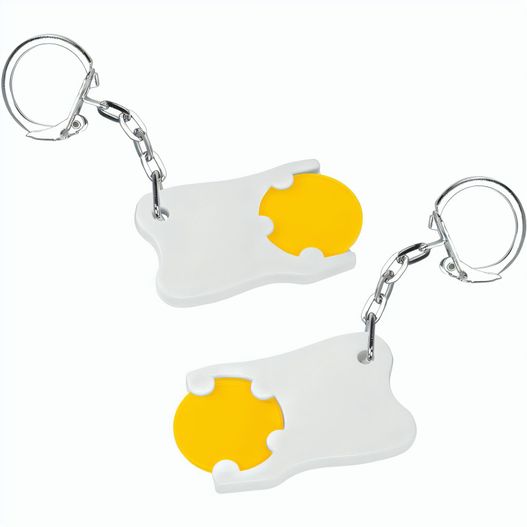 Produktabbildung Chiphalter mit 1€-Chip "Zahn" Chiphalter mit 1€-Chip "Zahn" (Bild 1)