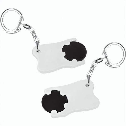 Produktabbildung Chiphalter mit 1€-Chip "Zahn" Chiphalter mit 1€-Chip "Zahn" (Bild 1)