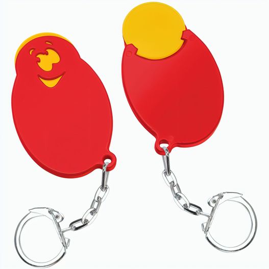 Produktabbildung Chiphalter mit 1€-Chip "Gesicht" Chiphalter mit 1€-Chip "Gesicht" (Bild 1)