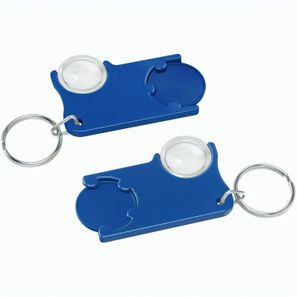 Chiphalter mit 1€-Chip und Lupe