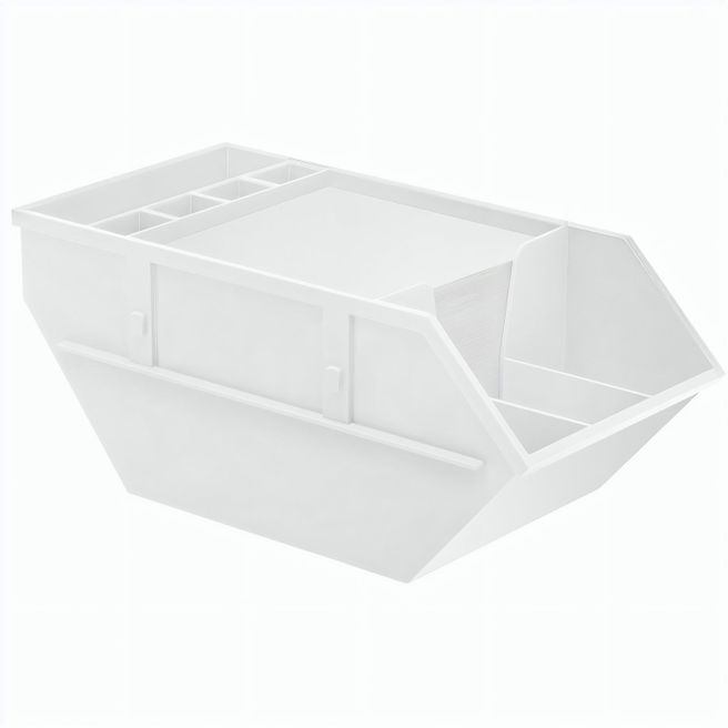 Zettelbox mit Köcher "Container"