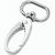 Karabinerhaken oval 20mm statt dem Standardhaken (Bild 1)