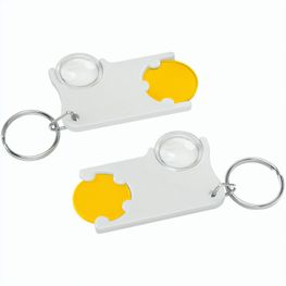 Chiphalter mit 1€-Chip und Lupe