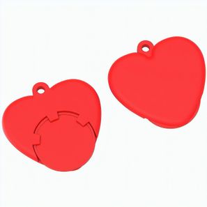 Chiphalter mit 1€-Chip "Herz"